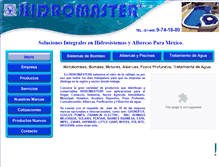 Tablet Screenshot of hidromaster.com.mx